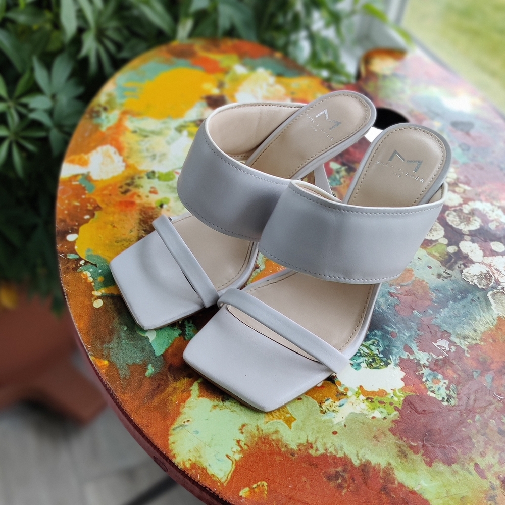 Mark Fisher heel square toe heels 5.5